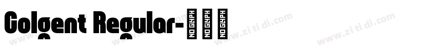 Colgent Regular字体转换